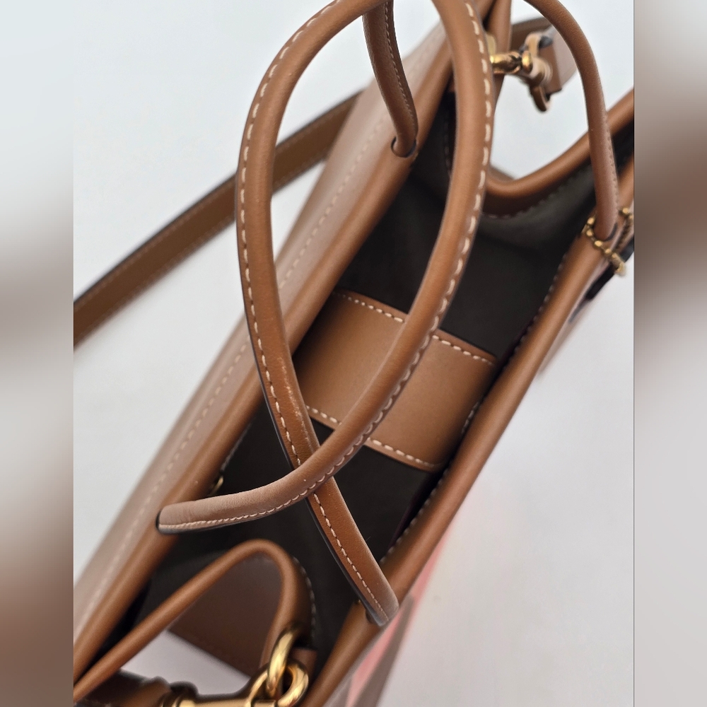 🔥SALE🔥💥NWT💥 Coach x Tom Wesselmann Floral Tote Leather Bag  💫DEFECT💫 - Picture 7 of 16